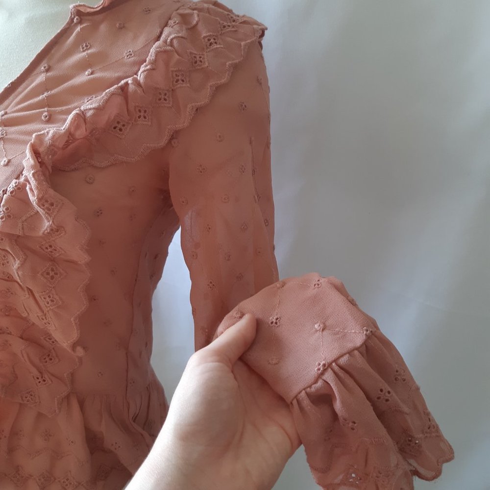 Vintage Pink Blouse